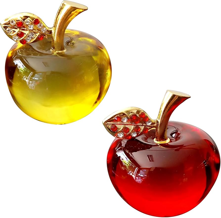 Amazon.co.jp: リンゴ 風水 幸運 クリスタル 天然石 金運 アップ 縁起